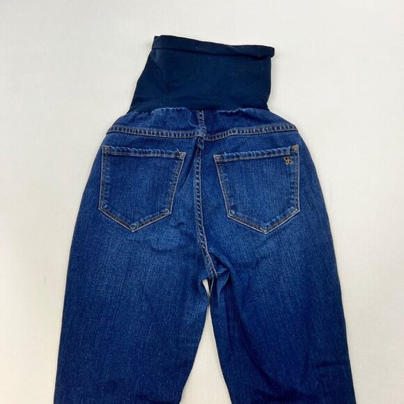 Jessica Simpson Maternity Dark Wash Pull On Skinny Jeans Size Small - Picture 6 of 9